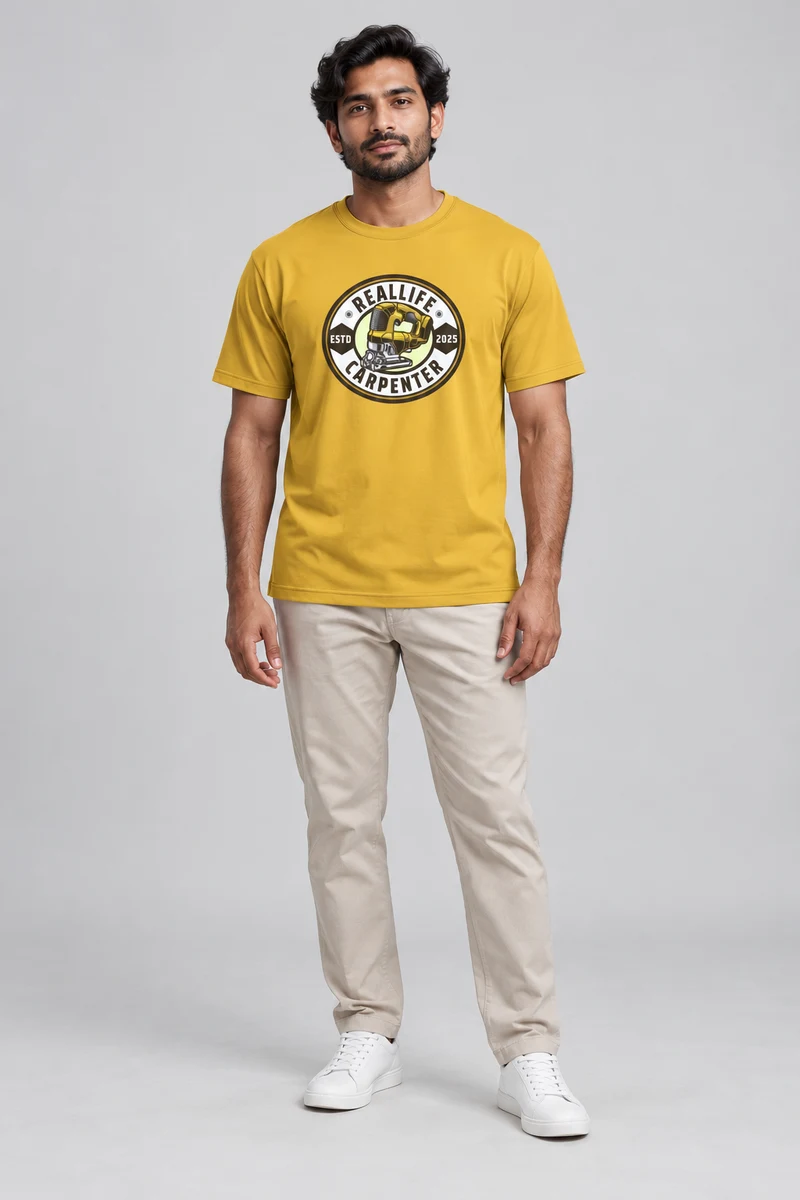 Artisan's Gold Craft Tee in Classic Mustard, front view