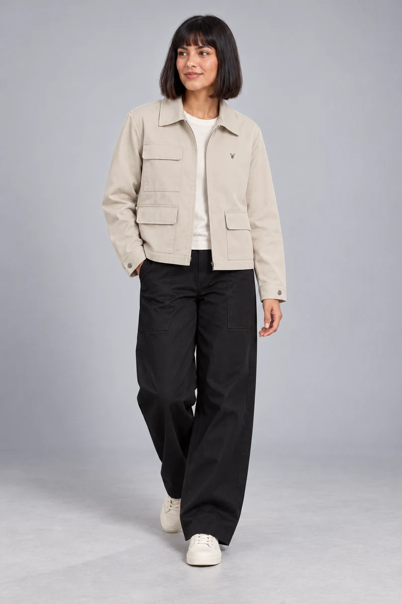CITY SIGNAL Women's Transit Utility Jacket in Bone, view 1
