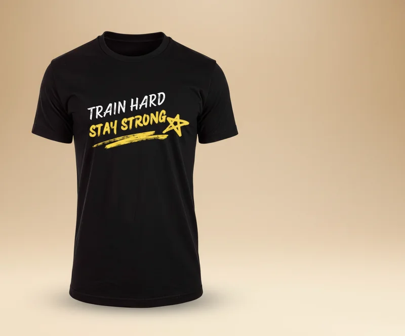 Ascendant Spirit Performance Tee in Black, front view