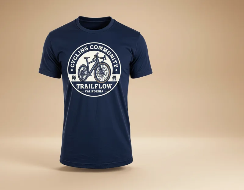 Trailflow Cycling Emblem Tee