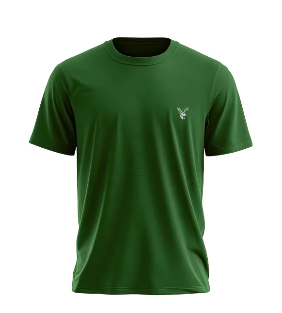 Signature T-shirt in Vivid Green, front view