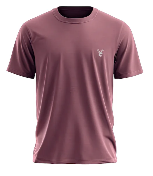 Signature T-shirt in Roasted Peach, front view