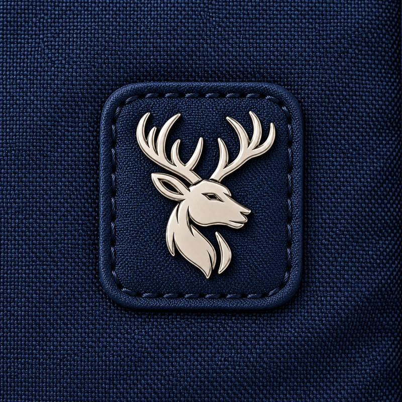 Passage Foldable Garment Carrier — Midnight Navy, Detail view