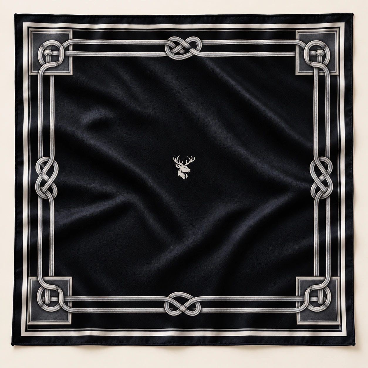 Silversmith Knot Scarf 90, Front view