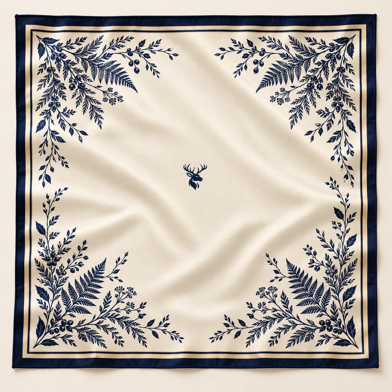 Porcelain Botanica Scarf 90, Front view