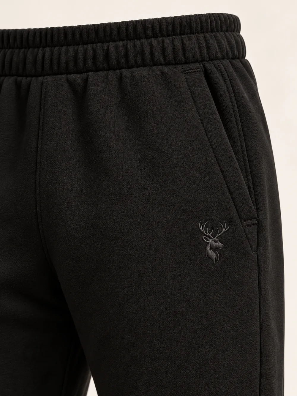 Men's Anchor Heavyweight Sweatpant — Black, Detail view