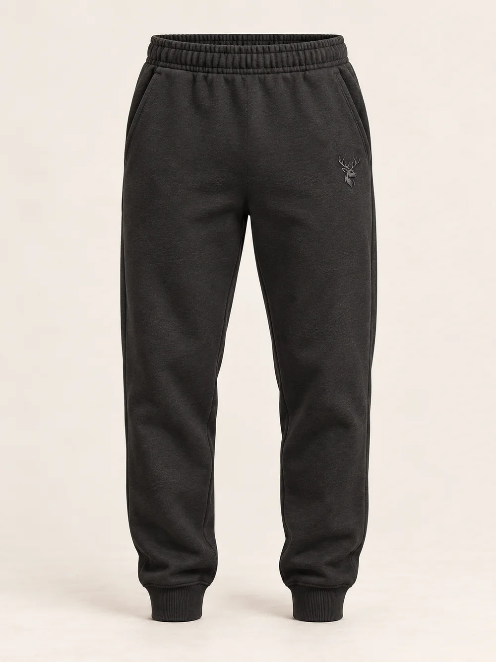 Men's Anchor Heavyweight Sweatpant — Deep Charcoal in Deep Charcoal, front view