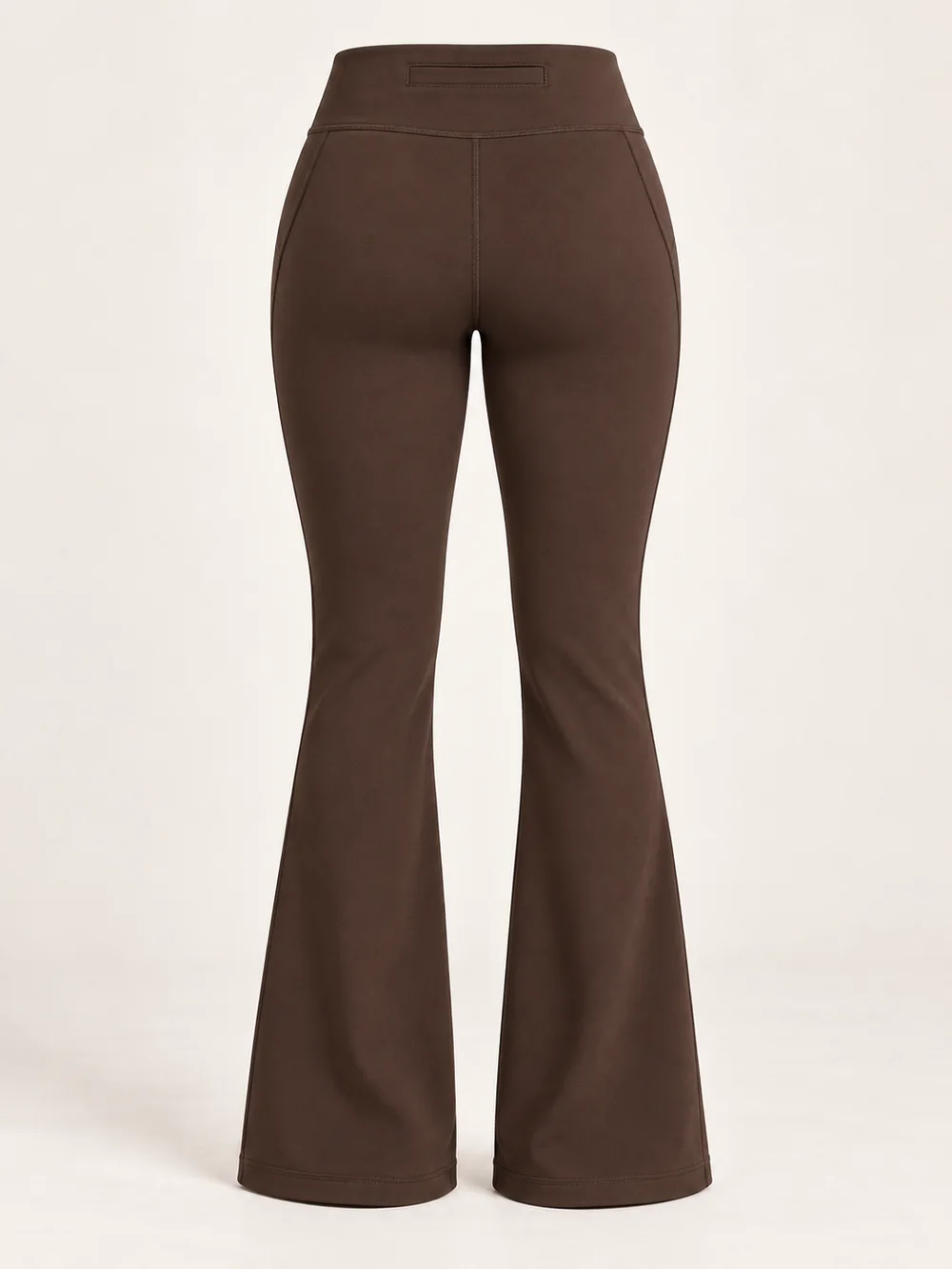 Women's Arc Flared Legging — Espresso, Back view
