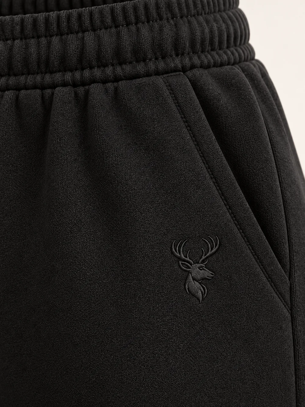 Women's Drift Wide Sweatpant — Black, Detail view