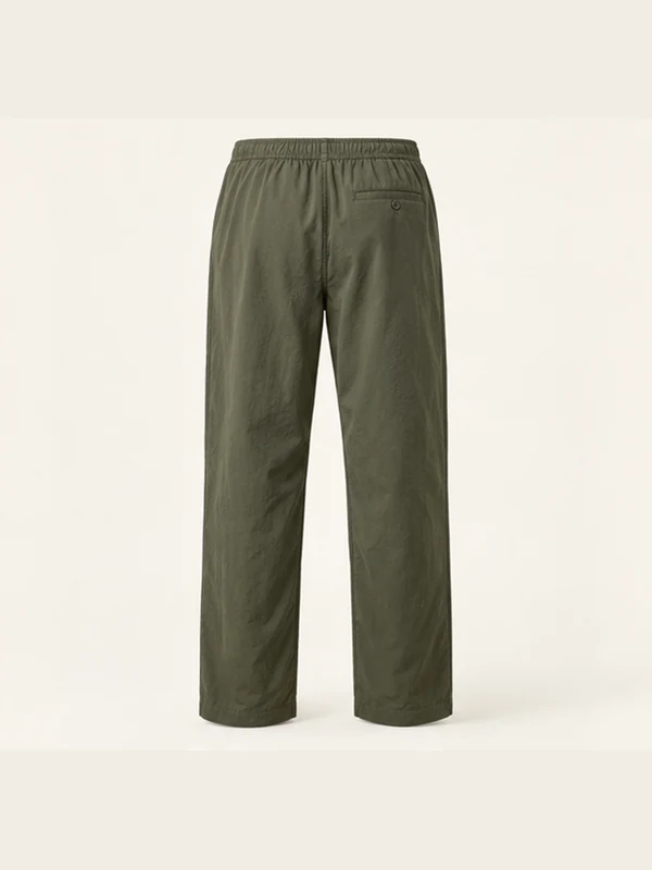 Fathom Gusset Pant — Dark Olive, Back view
