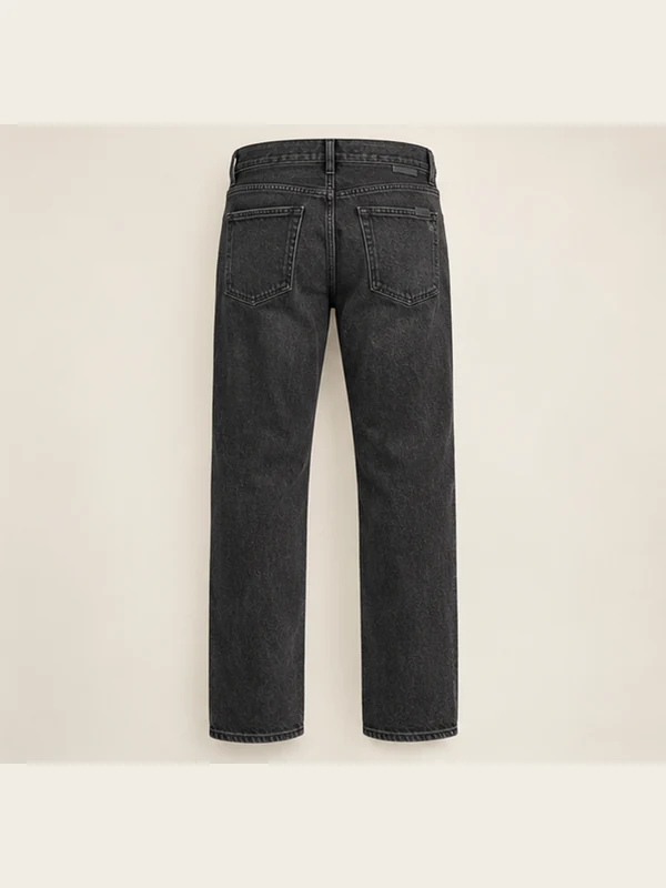 Switchback Work Jean — Washed Black, Back view