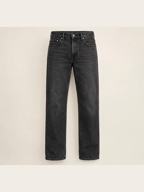 Switchback Work Jean — Washed Black, Front view
