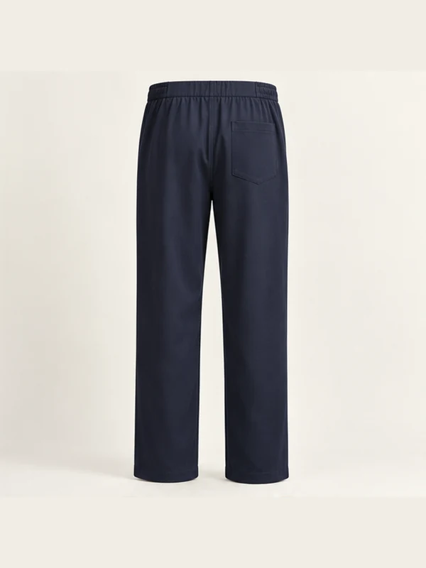 Tidemark Easy Trouser — Deep Navy, Back view