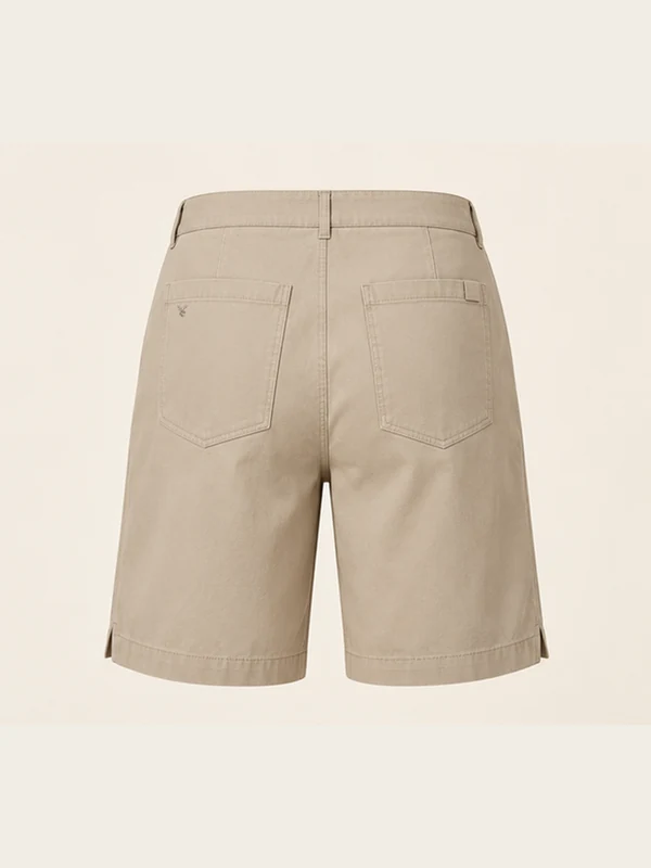 Solace Utility Bermuda — Stone, Back view