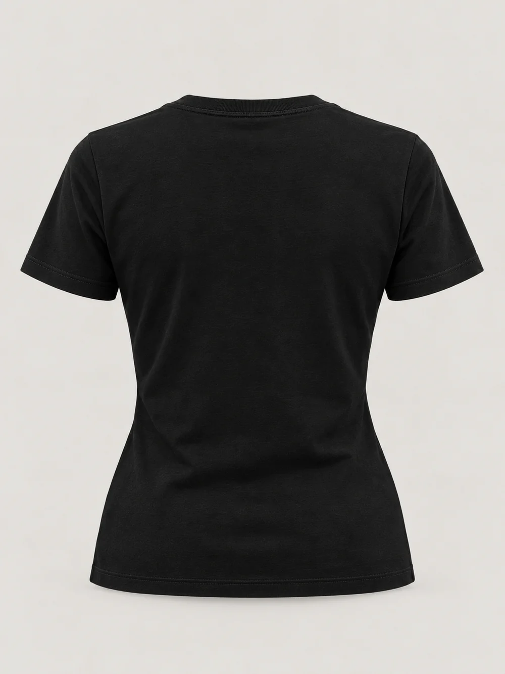 FORM / 01 Women's Contour Tee — Black, Back view