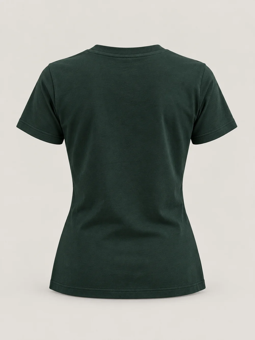 FORM / 01 Women's Contour Tee — Deep Forest, Back view