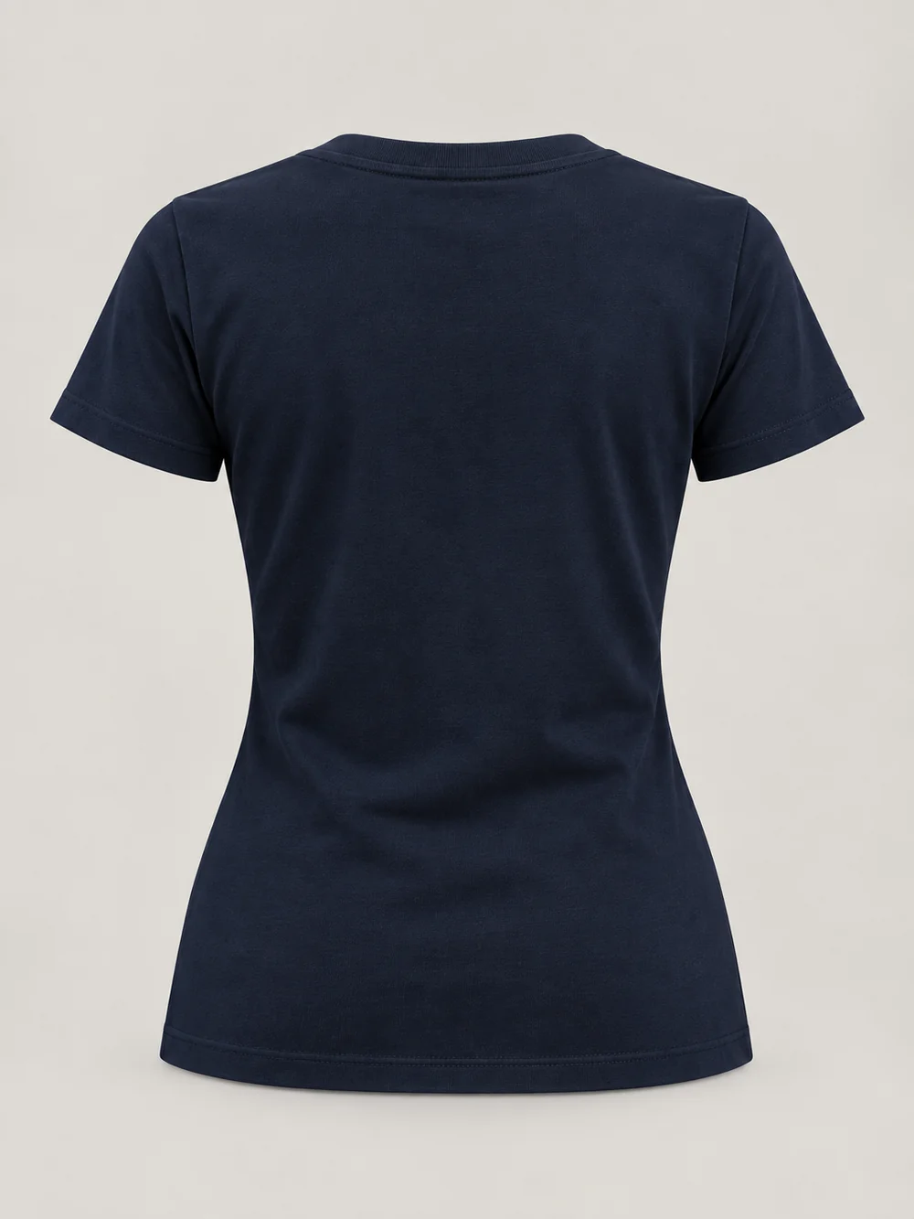 FORM / 01 Women's Contour Tee — Midnight Navy, Back view