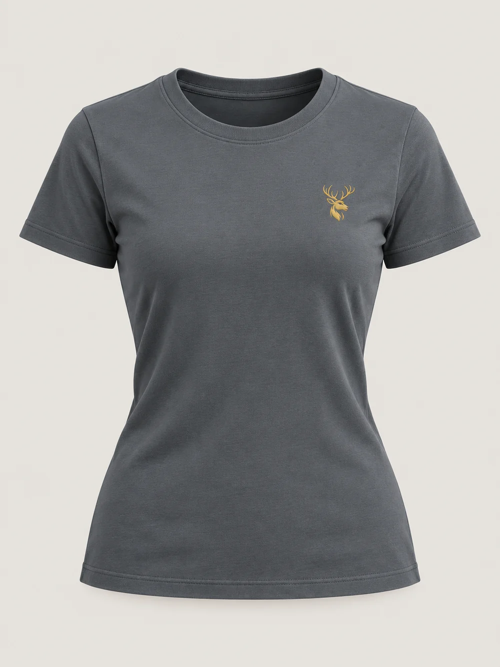 FORM / 01 Women's Contour Tee — Slate, Front view
