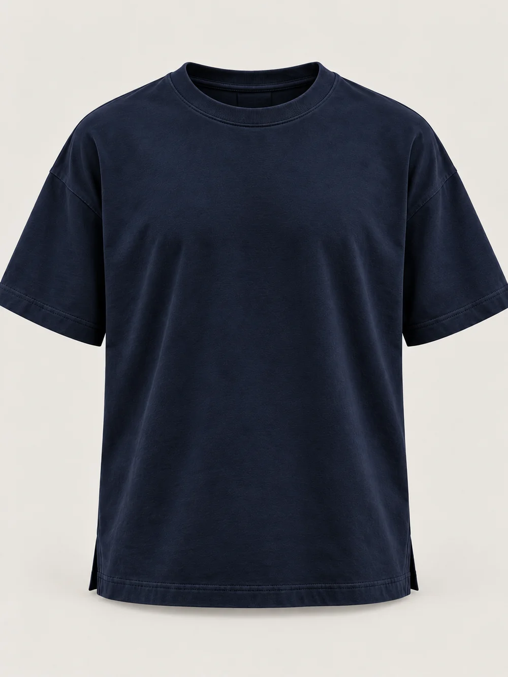 FORM / 01 Men's Frame Relaxed Tee — Midnight Navy in Midnight Navy, front view