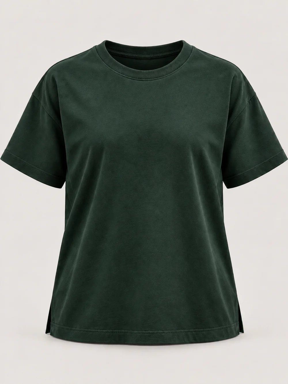 FORM / 01 Women's Frame Relaxed Tee — Deep Forest in Deep Forest, front view