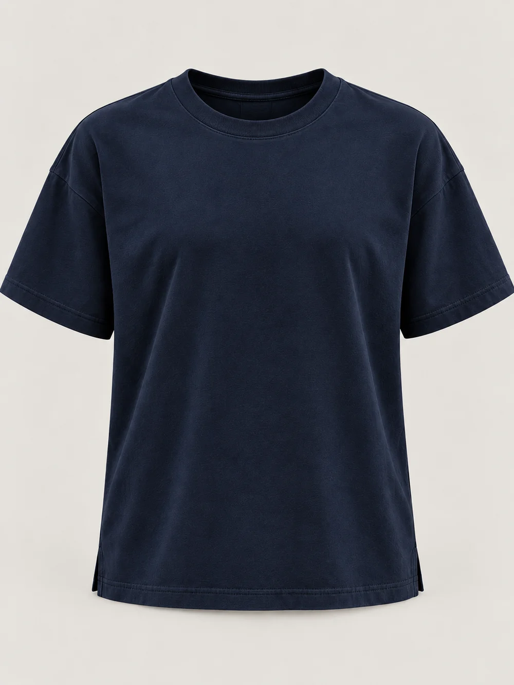 FORM / 01 Women's Frame Relaxed Tee — Midnight Navy in Midnight Navy, front view