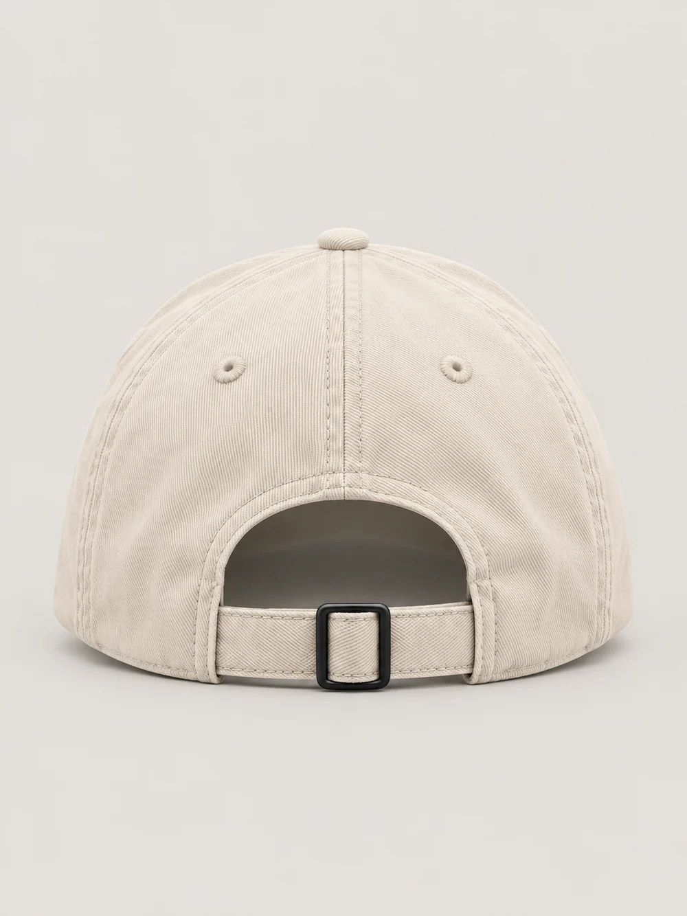 FORM / 01 Six-Panel Cap — Bone, Back view