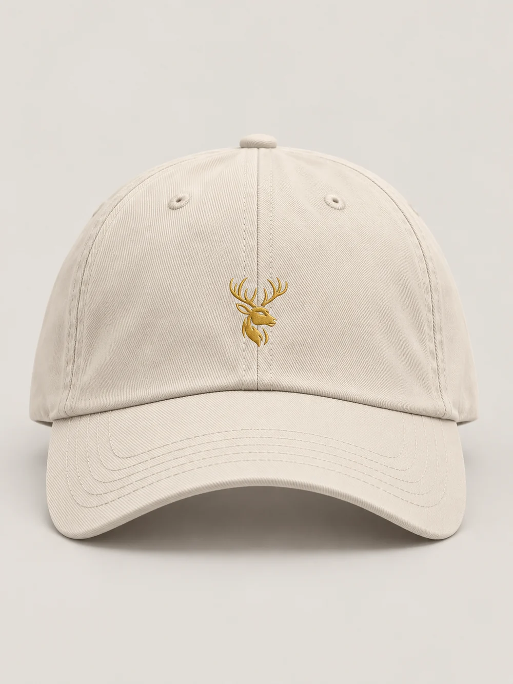 FORM / 01 Six-Panel Cap — Bone, Front view