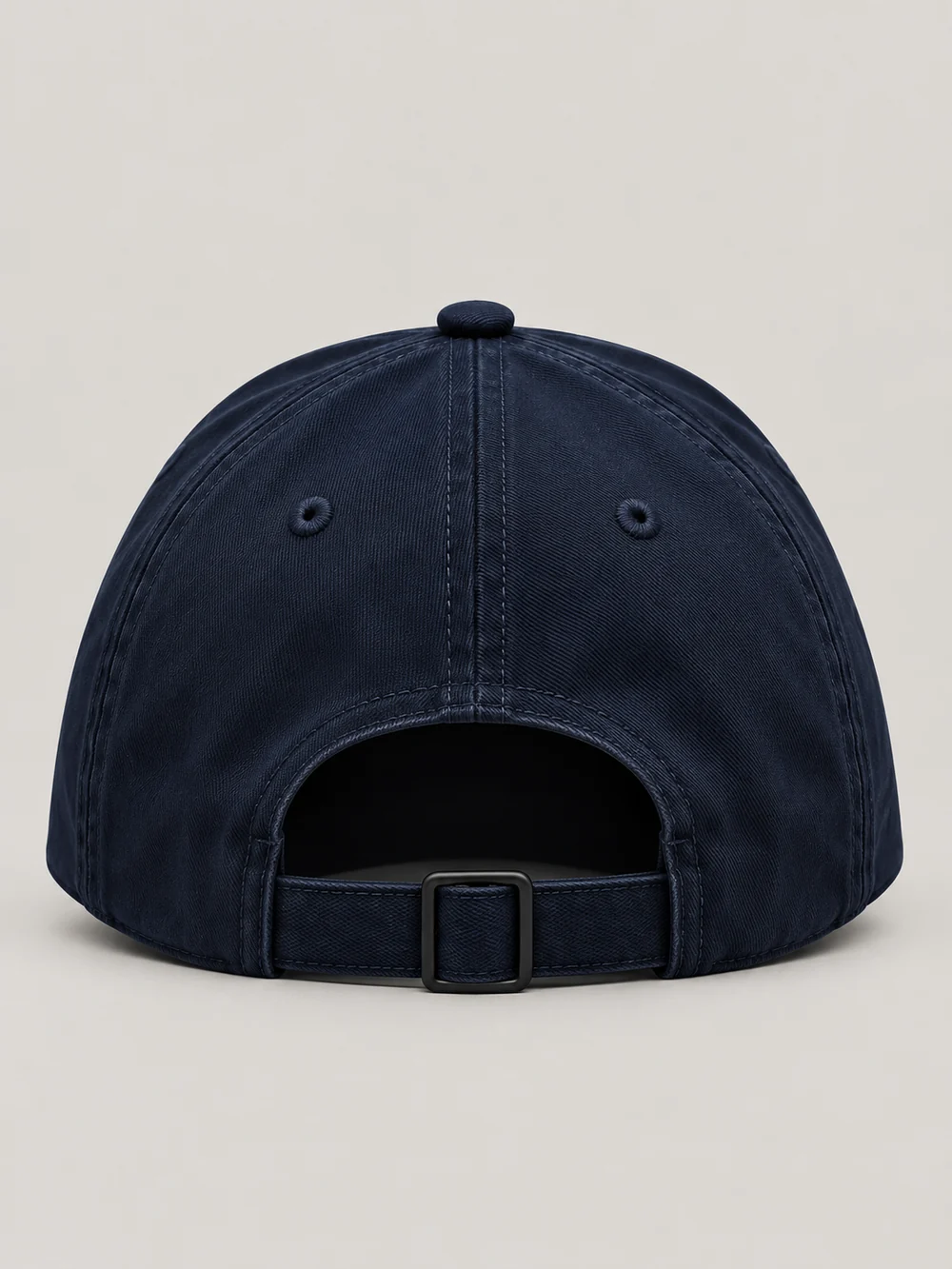 FORM / 01 Six-Panel Cap — Midnight Navy, Back view
