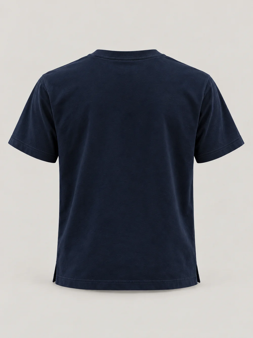FORM / 01 Men's Straight Tee — Midnight Navy, Back view