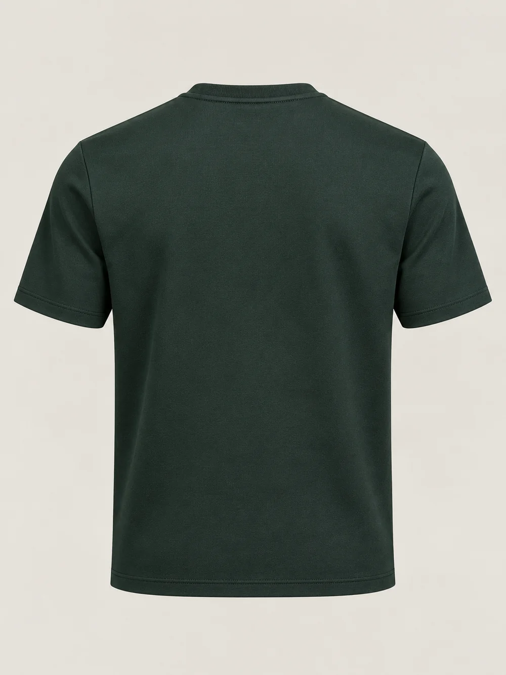 Gold Edition Men's Structured Tee — Deep Forest, Back view