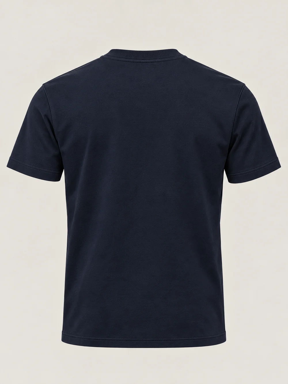 Gold Edition Men's Structured Tee — Midnight Navy, Back view