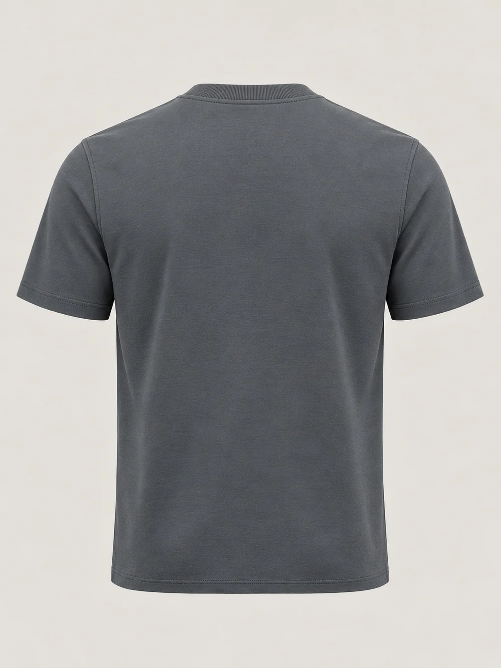 Gold Edition Men's Structured Tee — Slate, Back view