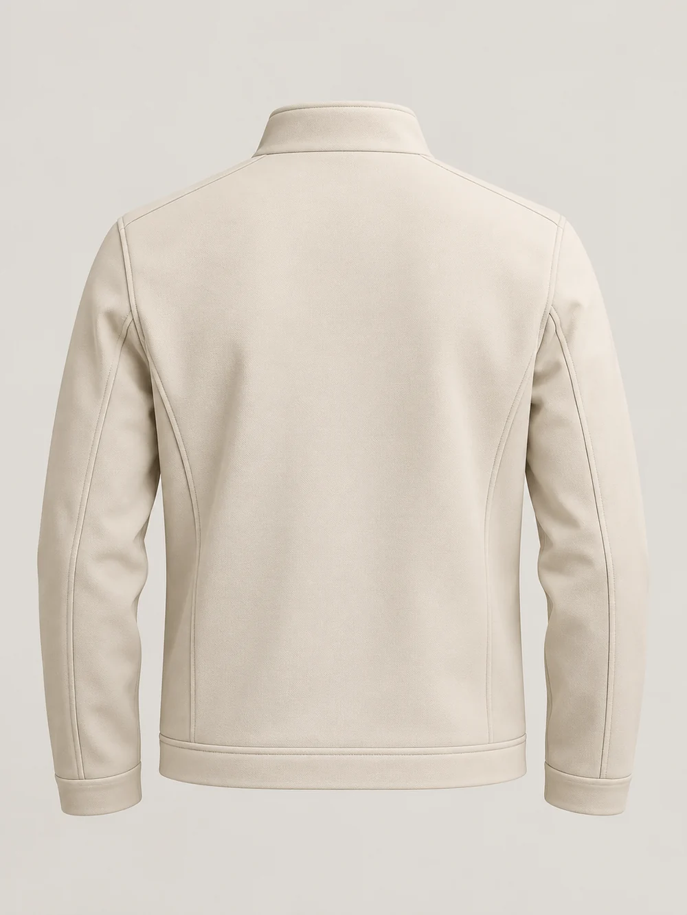 Gold Edition Men's Zip Blouson — Bone, Back view