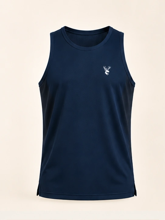 Men’s Pivot Training Tank in Ink, front view