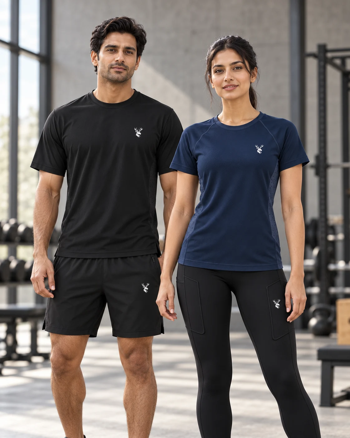 Model wearing RKsignature VECTOR training apparel