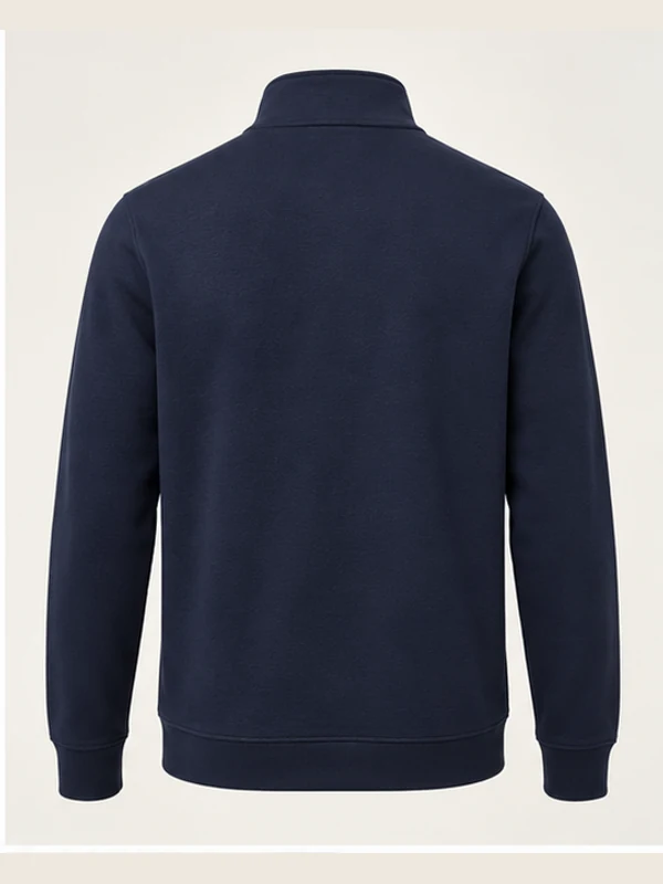 Men's Tempo Quarter-Zip — Navy, Back view