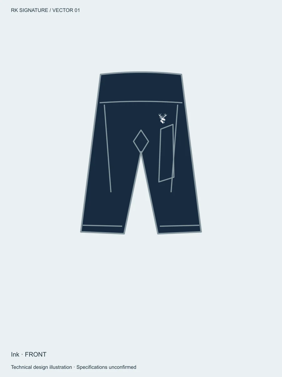 Men’s Axial Close-Fit Training Short — Ink, Front view