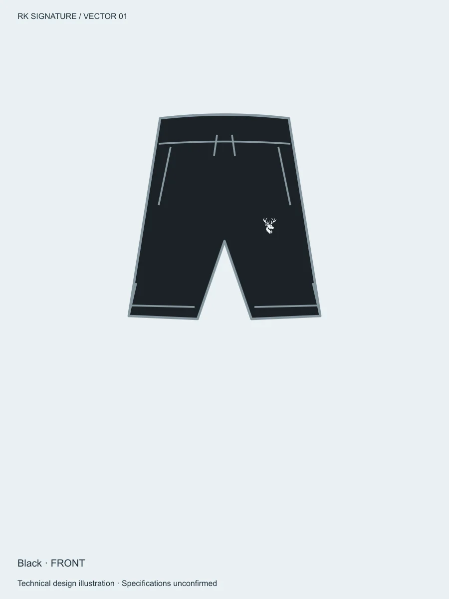 Men’s Forge Unlined Lift Short — Black, Front view
