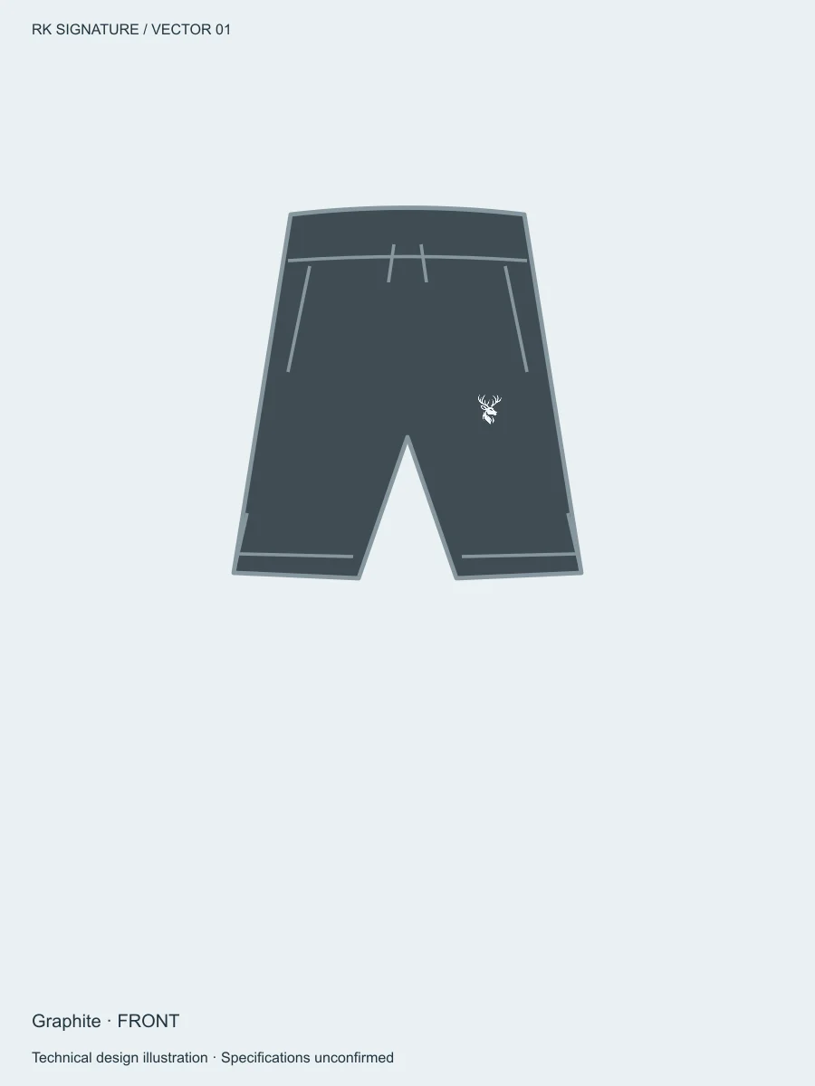 Men’s Forge Unlined Lift Short — Graphite, Front view