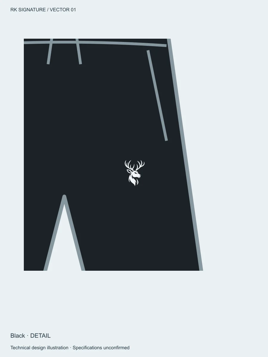 Men’s Range Hybrid Training Short — Black, Detail view