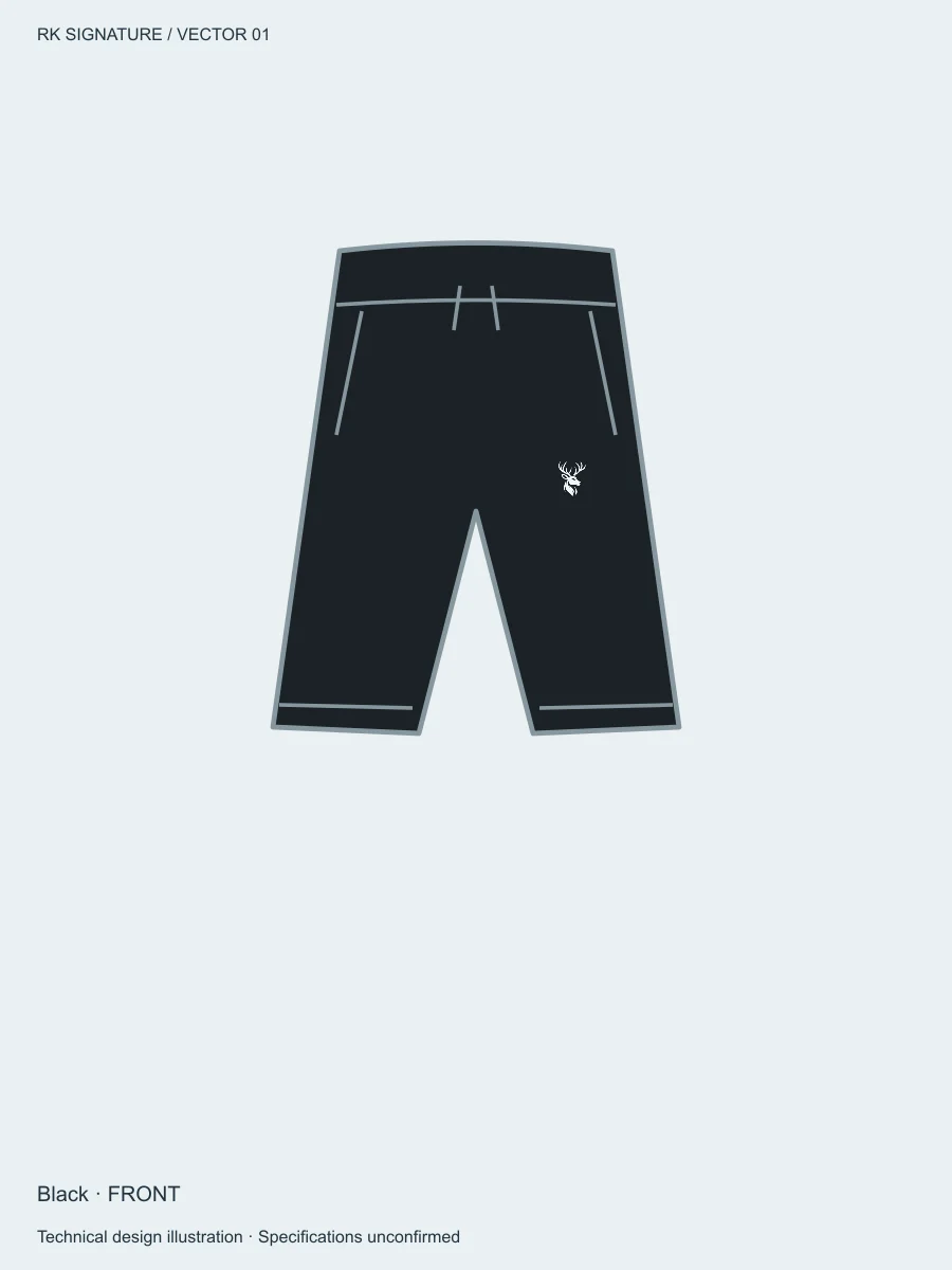Men’s Range Hybrid Training Short — Black, Front view