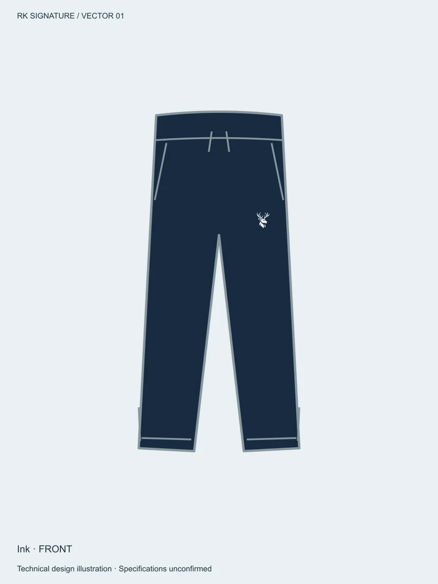 Men’s Transit Warm-Up Track Pant — Ink, Front view