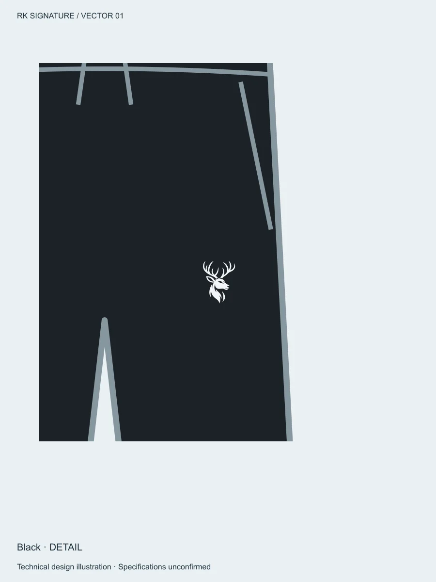 Men’s Traverse Tapered Training Jogger — Black, Detail view