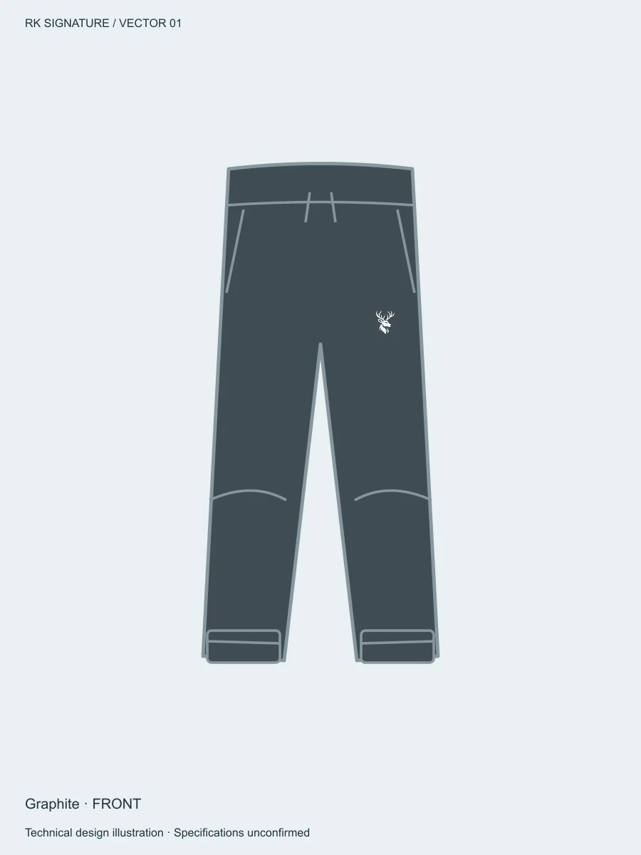 Men’s Traverse Tapered Training Jogger — Graphite in Graphite, front view