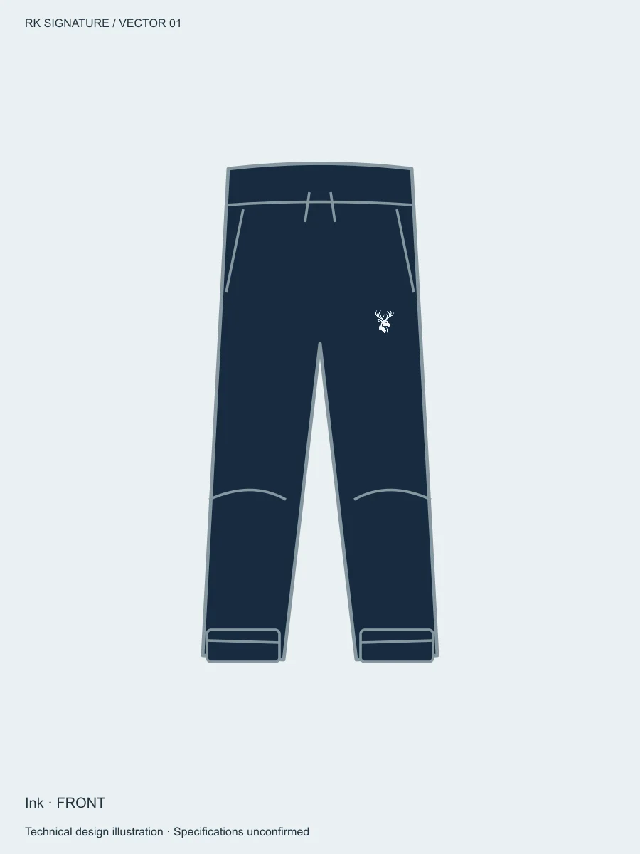 Men’s Traverse Tapered Training Jogger — Ink in Ink, front view