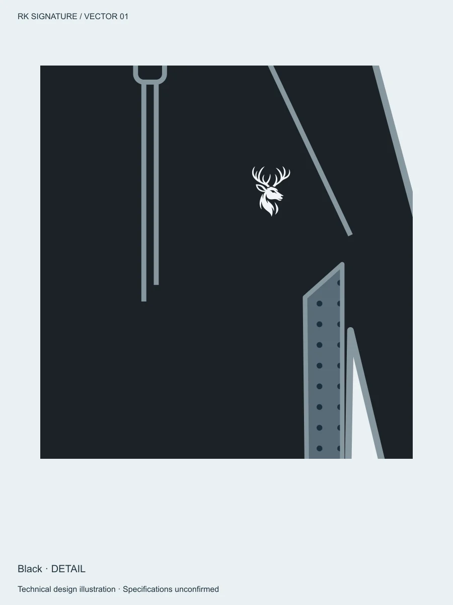 Men’s Traverse Training Quarter-Zip — Black, Detail view