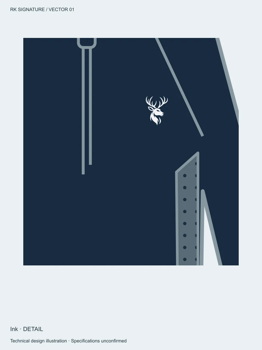Men’s Traverse Training Quarter-Zip — Ink, Detail view