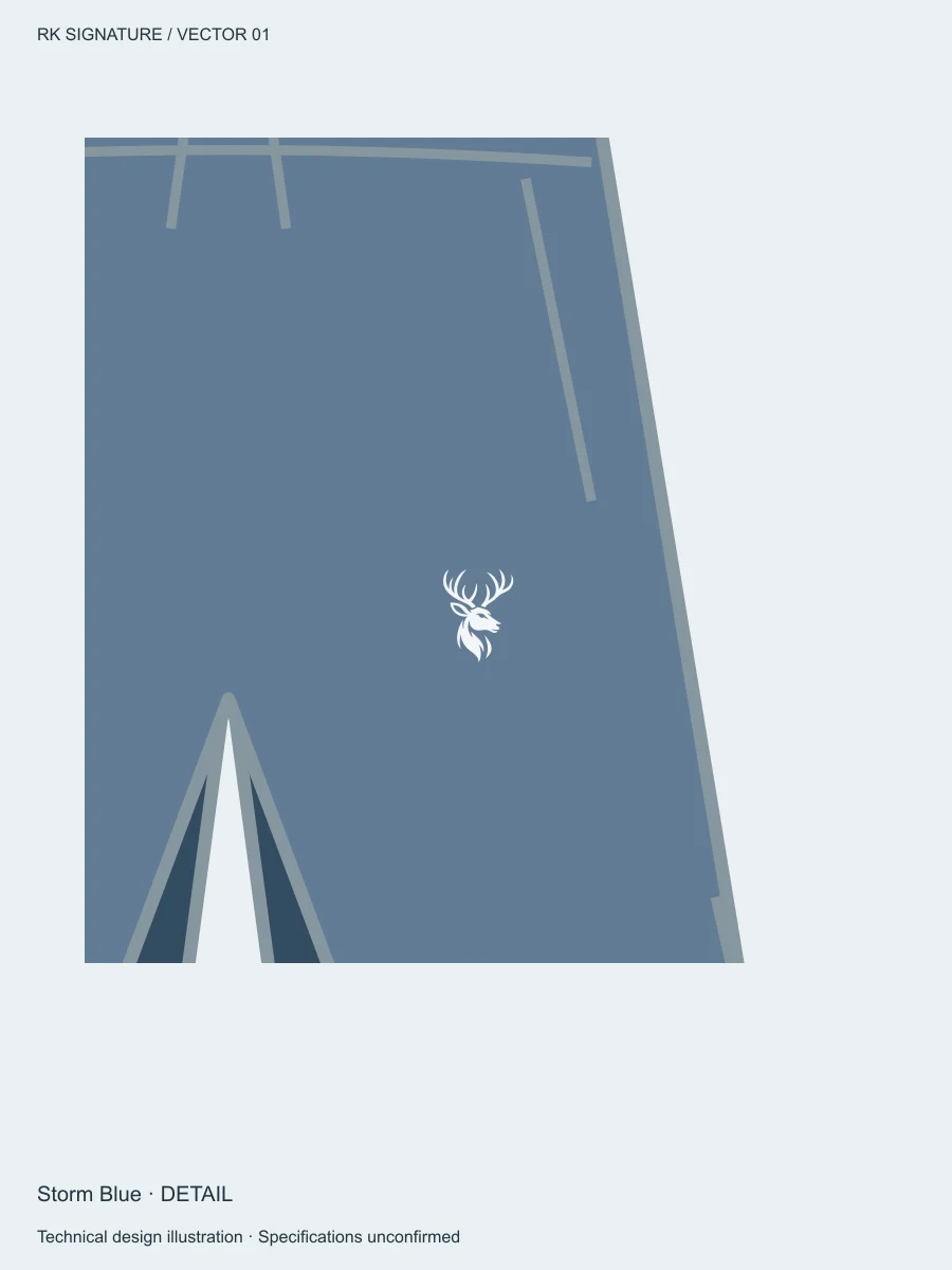 Men’s Velocity 2-in-1 Run Short — Storm Blue, Detail view
