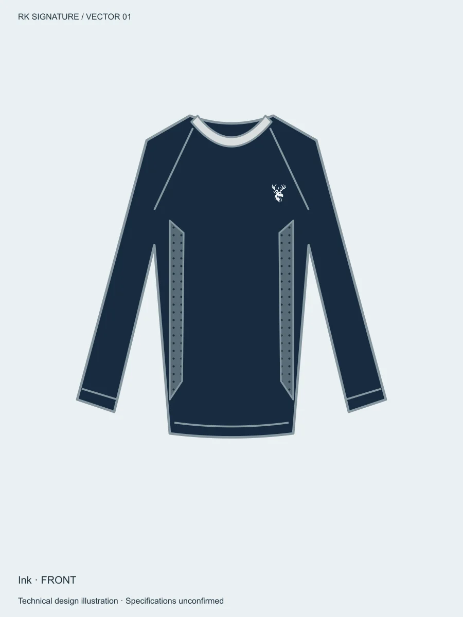 Women’s Axial Full-Length Training Base — Ink in Ink, front view