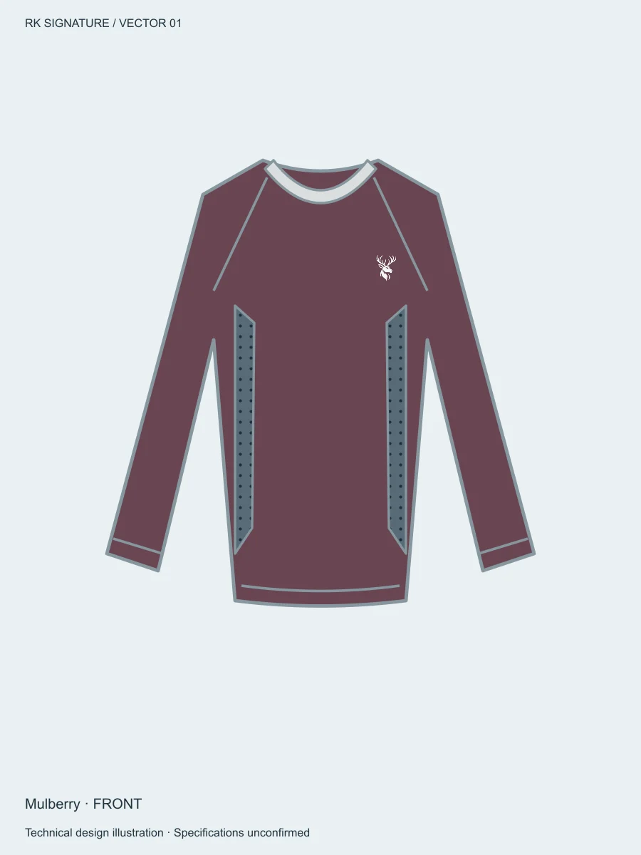 Women’s Axial Full-Length Training Base — Mulberry in Mulberry, front view